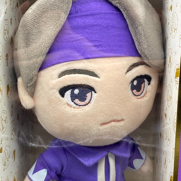BTS V Plush Doll Tiny Tan Kpop Fortune Box Purple Holiday 2020 Ver. New - Picture 2 of 10